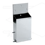 Borstelbak rvs - vloer- of wandbevestiging