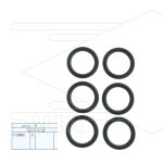 Kit 7 - Set topringen Ø20 mm (6x) - Serie 47 + 48 + 69