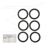 Kit 21 - Set topringen  Ø20mm (6x) - Serie 50