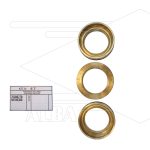 Kit 47 - Messing ring en O-ring Ø45mm (3x)