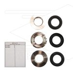 Kit 71 - Set tussenringen + restop-ringen Ø20mm (3x) - Serie 47 + 48 + 69