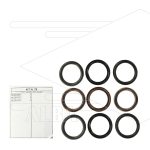 Kit 79 - Manchettenset Ø45mm (3x)