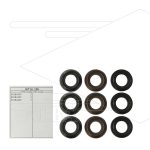 Kit 109 - Manchetset voor 3 plunjers  Ø16mm - Serie 47 - W928
