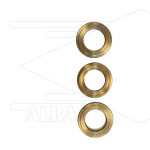 Kit 126 - Set messing ringen + O-ringen Ø18mm (3x) - Serie 44