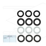 Kit 160 - Manchetset voor 3 plunjers Ø15mm - Serie 63