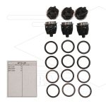 Kit 201 - Kleppenset (6x) - heet water 85°C - Serie 47 HT