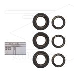 Kit 243 - Afdichtingsset voor 3 plunjers  Ø15mm - Serie 60(V)HT