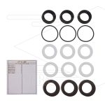 Kit 285 - Afdichtingsset voor 3 plunjers Ø20mm - Serie 59
