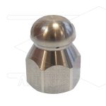 Rioolnozzle met voorboring - 0.095 - 3 x 1.20 + 1 x 1.20 - 1/4" bi - RVS
