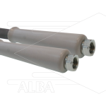 Hogedrukslang – 2SN - DN10 (3/8") – grijs – 400 Bar – Ø17 mm – 150°C - 10m - 2x 3/8"W - 2x KBS