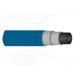 Hogedrukslang - 2SC-08 - (5/16") - Gladde buitenmantel - blauw - 400 Bar - Ø15mm - 150°C