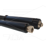 Hogedrukslang – 2SN - Plus - DN10 (3/8") – zwart – 500 Bar – Ø17 mm – 150°C - 20m - 2x M24x1,5 W DKOS 24° conus RVS - 2x KBS