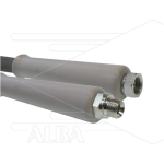 Hogedrukslang – 2SC - DN10 (3/8") – grijs – 400 Bar – Ø17 mm – 150°C - 10m - 3/8"W x 3/8"bu - 2x KBS