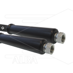 Hogedrukslang – 1SCX - Forever - DN12 (1/2") – zwart – 170 Bar – Ø19,1 mm – 150°C - 10m - 2x 3/8"W - 2x KBS