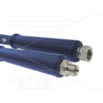 Hogedrukslang – 2SCX - Forever - DN12 (1/2") – blauw – 300 Bar – Ø19,1 mm – 150°C - 80m - 1/2"W x 1/2"bu - 2x KBS