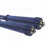 Hogedrukslang – 2SCX - Forever - DN10 (3/8") – blauw – 400 Bar – Ø17 mm – 150°C - 40m - 2x M22x1,5 W conisch - 1x KBS