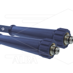 Hogedrukslang – 2SCX - Forever - DN08 (5/16") – blauw – 400 Bar – Ø13,5 mm – 150°C - 20m - 2x M22x1,5 W conisch- 2x KBS