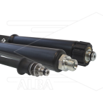 Hogedrukslang – 2SCX - Forever - DN10 (3/8") – zwart – 400 Bar – Ø17 mm – 150°C - 60m - 1/2"W x M22x1,5 W vlak - 1x KBS