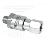 DGVI Swivel - recht - 1 lager - 1/4bi x 1/4" bu - 500bar