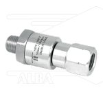 DGVI Swivel - recht - 1 lager - 3/8bi x 3/8"bu - 500bar