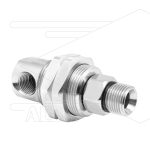 DGG Swivel - plaatmontage - haaks - 3 lagers - 1/4 bi x 3/8" bu - 275 Bar
