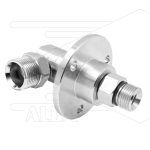 DGF Swivel - haaks met flens - 3 lagers - M22x1,5 bu x 3/8 bu - 275 Bar