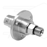 DGF Swivel - recht met flens - 3 lagers - 3/8 bi x 3/8" bu - 275 Bar