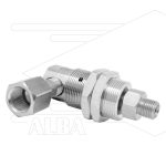 DXG Swivel - plaatmontage - haaks - 3 lagers - 3/8 bi x 3/8" bu - 170 Bar