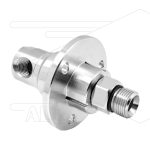 DXF Swivel - haaks met flens - 3 lagers - 1/4 bi x 3/8" bu - 170 Bar