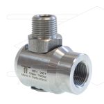 WDEI Swivel - haaks - 1 lager - 1/4 bi x 1/4" bu - 400 Bar