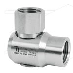 WDEI Swivel - haaks - 1 lager - 2 x 1/4 bi - 400 Bar