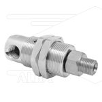 DYG Swivel - plaatmontage - haaks - 3 lagers - 1/4 bi x 1/4" bu - 275 Bar