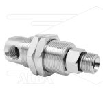 DYG Swivel - plaatmontage - haaks - 3 lagers - 1/4 bi x 3/8" bu - 275 Bar