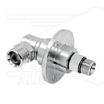 DYG Swivel - plaatmontage - haaks - 3 lagers - M22x1,5 bu x 3/8 bu - 275 Bar