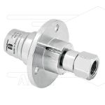 DYF Swivel recht met flens - 3 lagers - M22x1,5 bu x 1/4 bu - 275 Bar