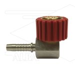 M22x1,5 - DKS - Wartel Rood - 5/16 perspilaar haaks - 1 lager - 250 Bar