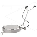 Onderwagenwasser HUR-750 mobiel - Ø750mm - 275 Bar - max 120°C - 3/8" bi - Rotorarm 3 x 1/8" NPT bi - nozzle's 15030 - min. bodemvrijheid: 165mm