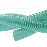 Zuigslang 1 1/2" - Ø38mm - PVC - groen met nylon spiraal - t.b.v. Slurrie zuiger - per meter