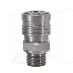 ST245 – koppeling – RVS – 350 Bar – max 150°C – 3/8″ bu