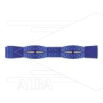 Easywash 365+ - verlenging ST9.1 - L=250mm - recht - RVS - blauw - isolatie L=250mm - 400 Bar - max 150°C - 1/4" bu x M18 bu