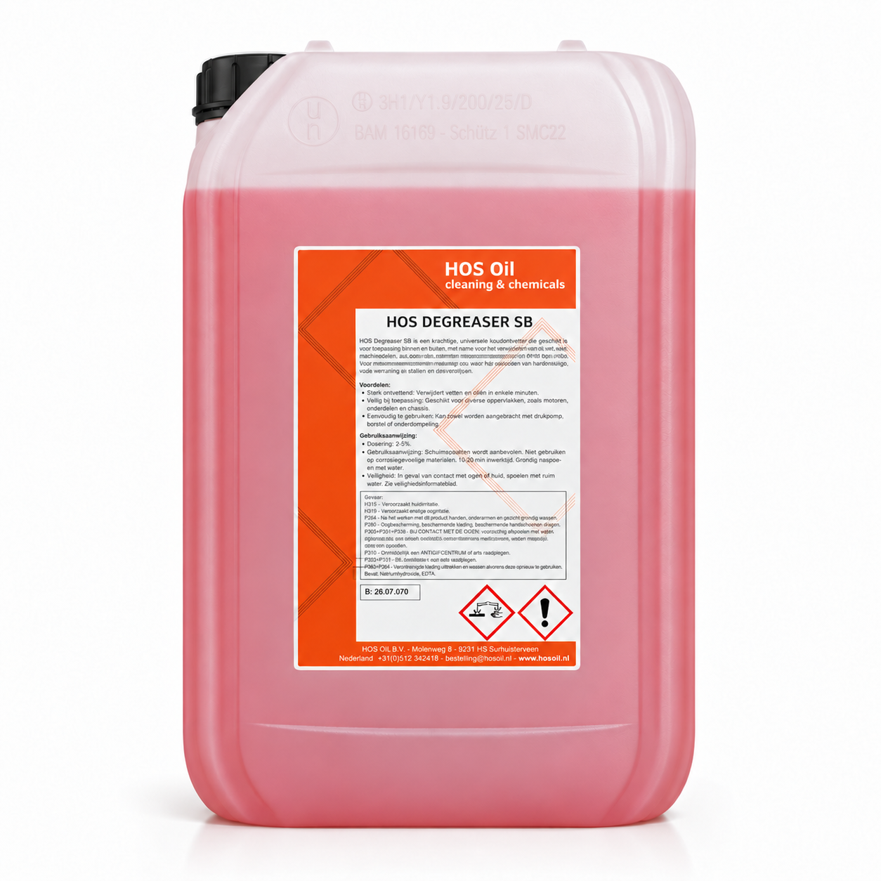 HOS Degreaser SB (25L) HOS - Degreaser SB - 25 liter - Afbeelding 1