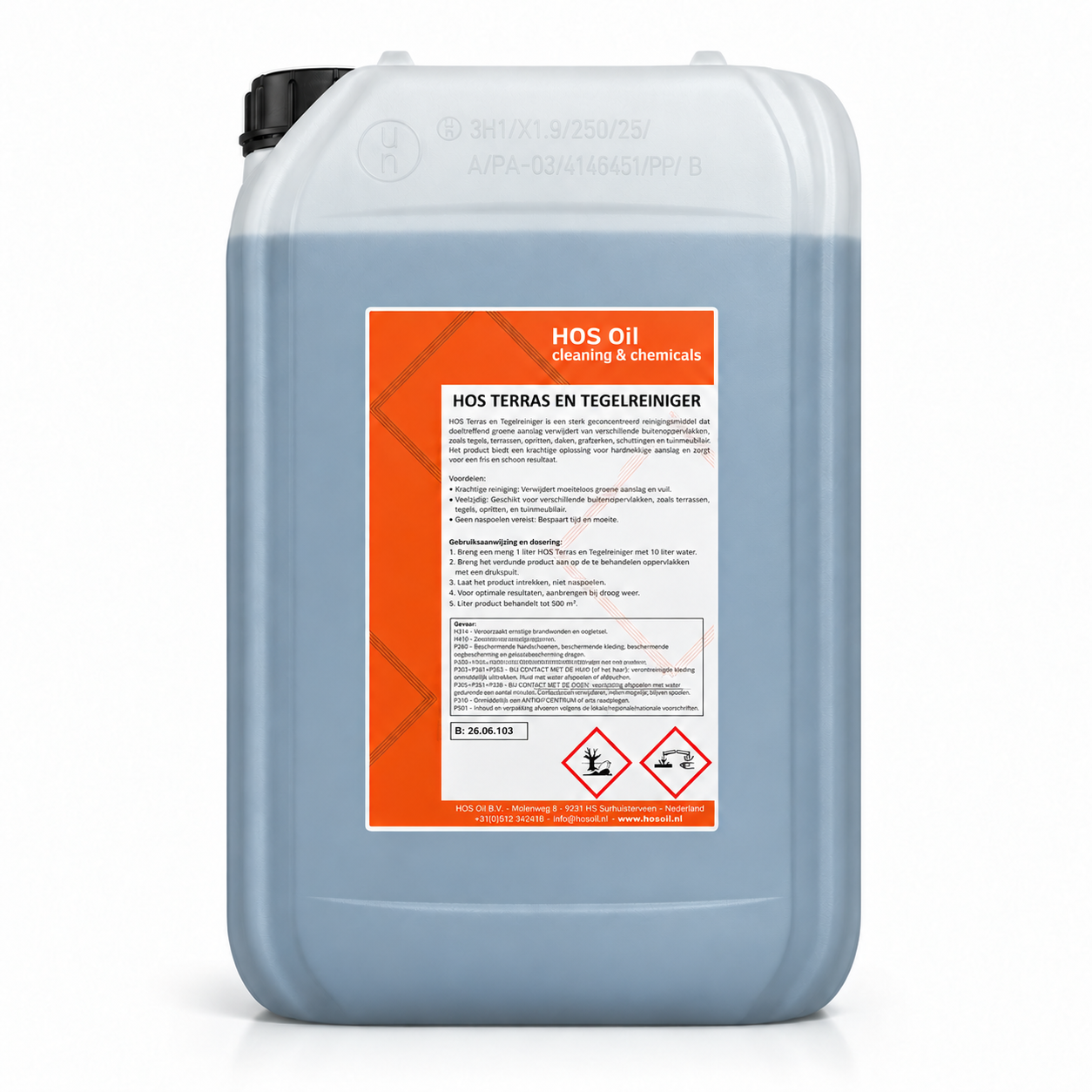HOS Terras en Tegelreiniger (25L) HOS - Terras en Tegelreiniger - 25 liter - Afbeelding 1
