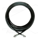 Hogedrukslang zwart 1/4" - Flexy - 15 meter - 2 x 1/4" bu - geen KBS - 300 Bar