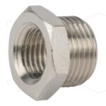 Verloopring - staal - 1/2" bu x 1/4" bi - BSP