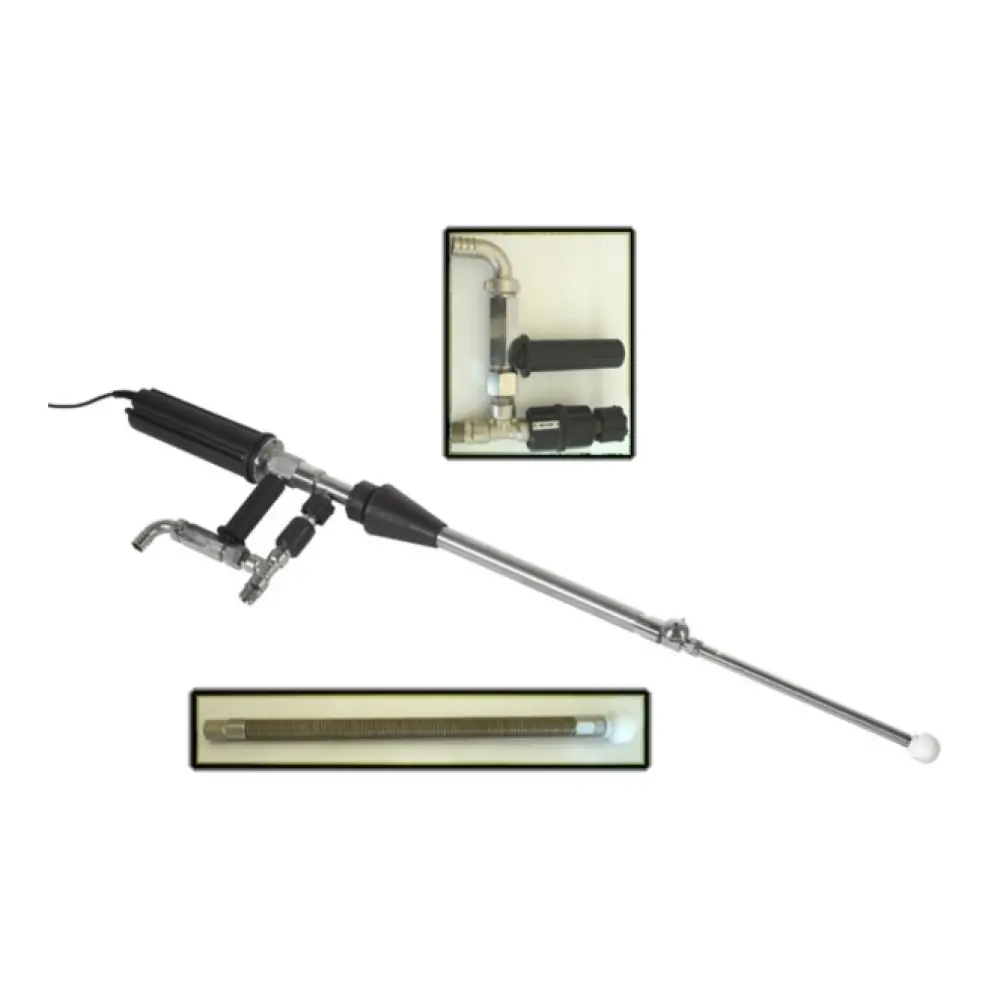 M25E - vatreiniger met externe aanzuiging - 140 Bar - 10 tot 25 l/min - vatdiameter 730mm - aansluitspanning 230V - Motor 12V - inlaat AR1 M22 - min. invoerdoorlaat Ø40mm - Afbeelding 1