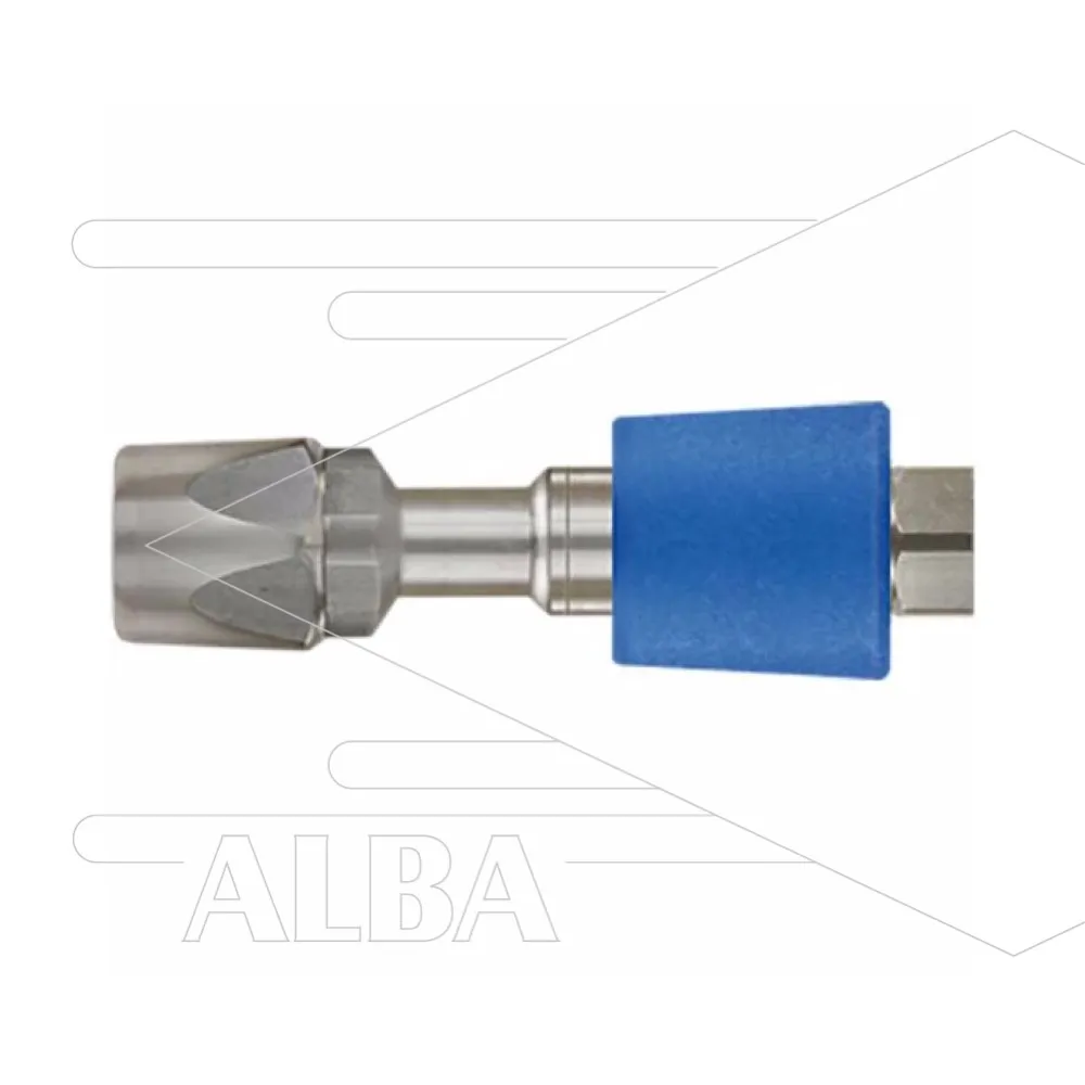 ST75 - Schuimkop - nozzle 1,6 - 1/4bi - rvs - Afbeelding 1