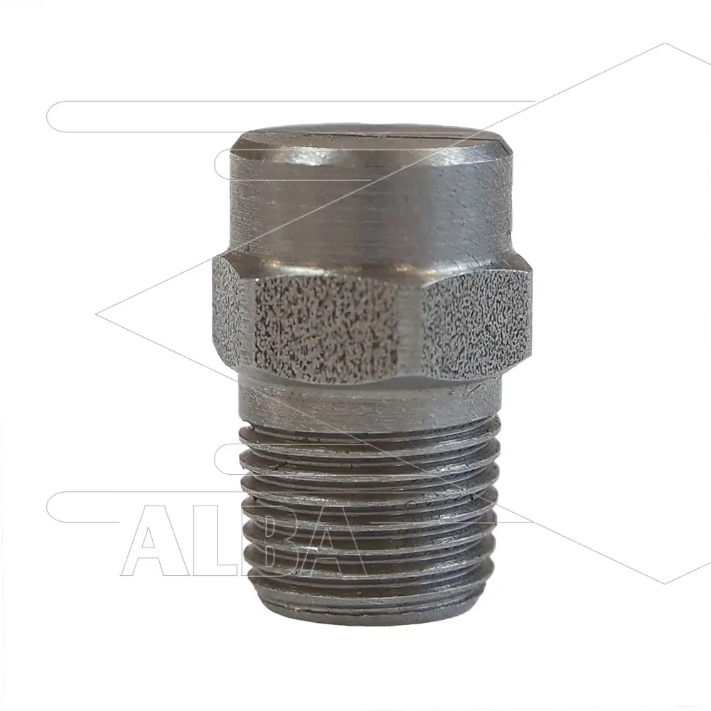 Nozzle 1/8" bu - 65.030 - Lagedruk - RVS - Afbeelding 1