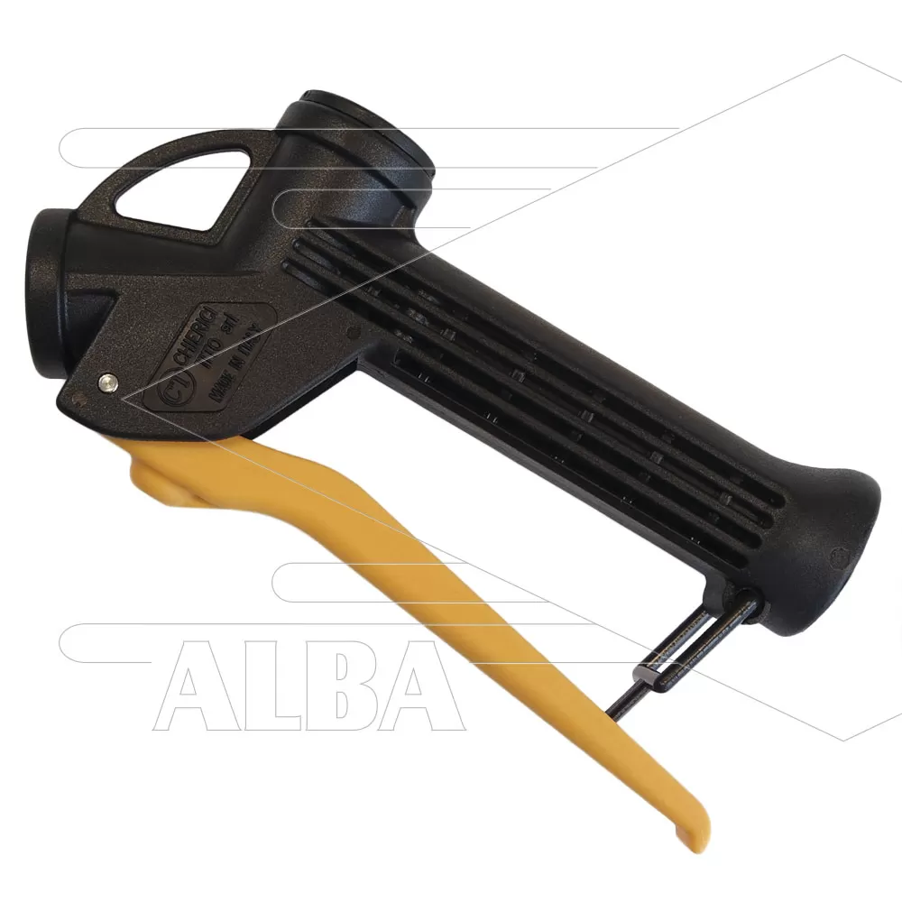 CP12 - Chemie-pistool - geel - afdichting: Pa66 + Viton - 60 Bar - 70 l/min - max 50°C - 2 x 1/2" bi - Afbeelding 1