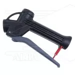 CP12 - Chemie-pistool - grijs - afdichting: PP + Viton + RVS316 - 25 Bar - 70 l/min - max 50°C - 2 x 1/2" bi - bestand tegen agressieve vloeistoffen