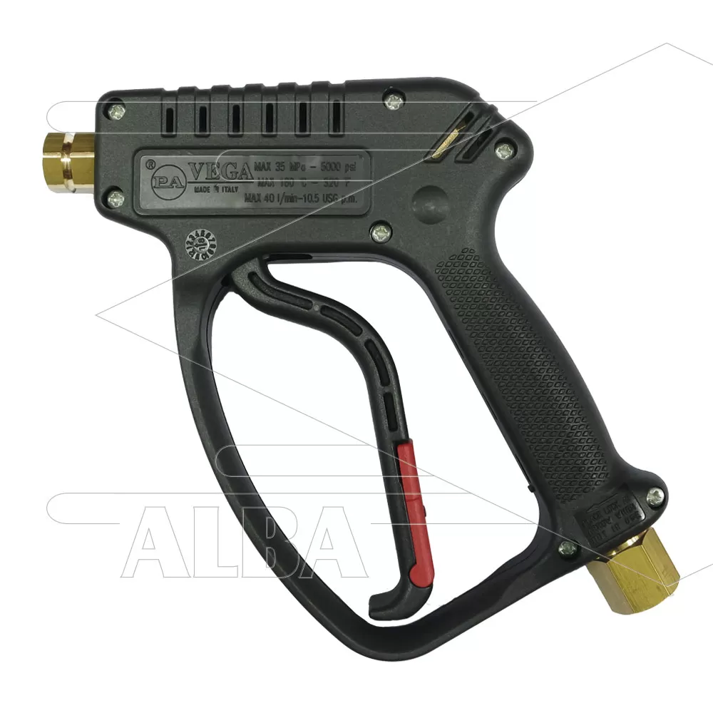 VEGA - Hogedrukpistool - met swivel - 310 Bar - 40 l/min - max 160°C - 3/8" bi x 1/4" bi - Afbeelding 1